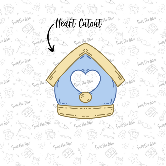 Bird House w/ Heart Cutout