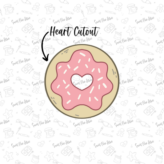 Donut w/ Heart Cutout