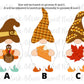 Thanksgiving, Fall Gnomes