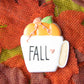 Pumpkin, Fall Pumpkin Mug Cookie Cutter