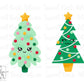 Kawaii Christmas Tree Set #2