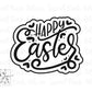 Happy Easter Hand Lettered Cookie Cutter and/or Stencil