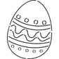 Easter Egg Stencil and/or Cookie Cutter
