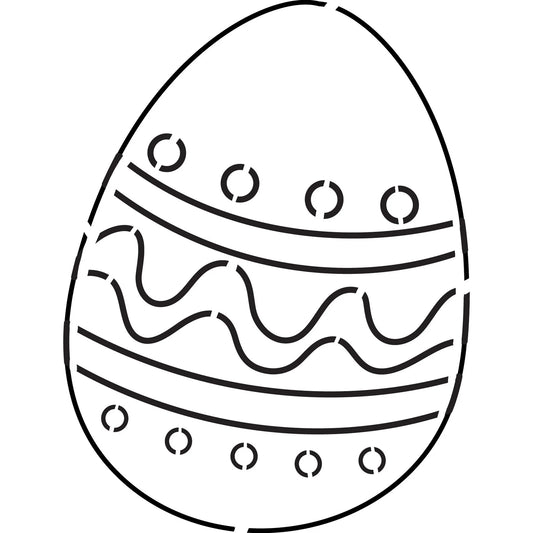 Easter Egg Stencil and/or Cookie Cutter