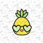 Pineapple with Sunglasses 2